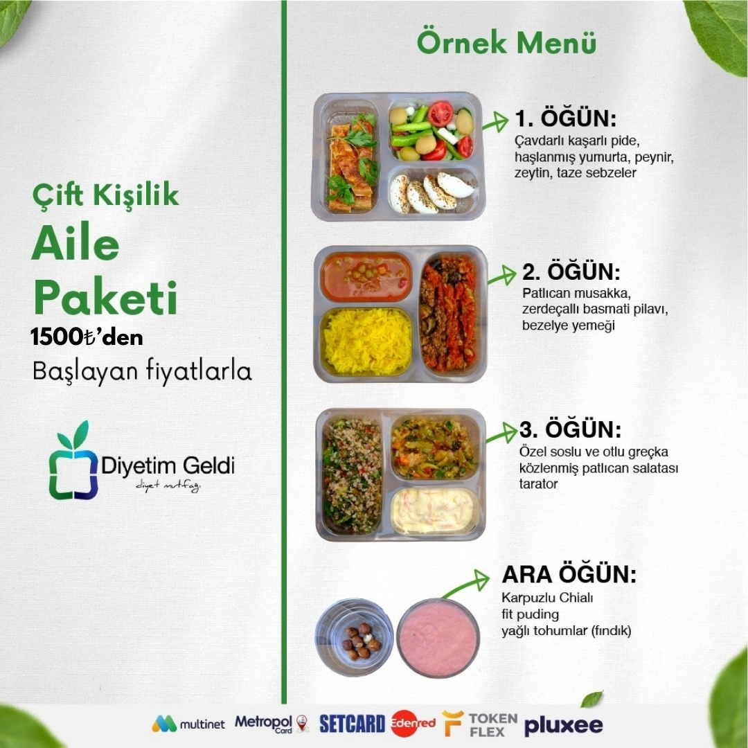 Aile Beslenme Paketi (2 Kişilik)