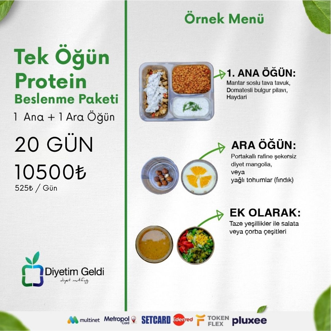 Tek Öğün Protein Paketi (20 Günlük)