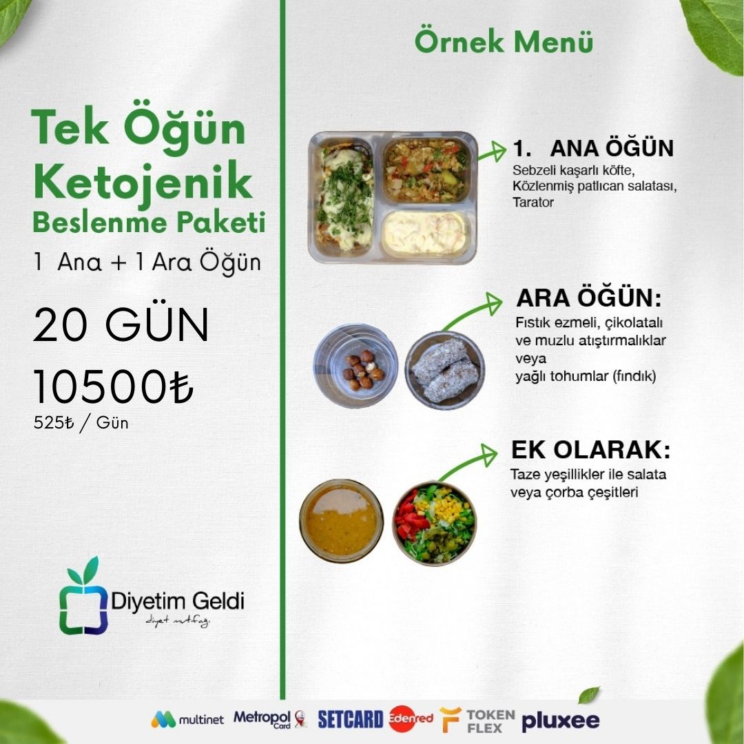 Tek Öğün Ketojenik Paketi (20 Günlük)