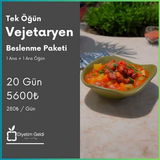 Tek Öğün Vejetaryen Paketi (20 Günlük)