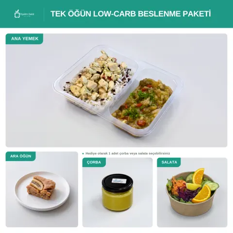 TEK ÖĞÜN LOW-CARB BESLENME PAKETİ